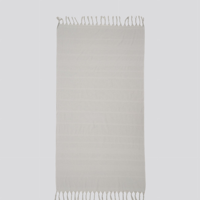 Βαμβακερή Πετσέτα Διπλής Όψης με Κρόσσια Klima σε 8 Αποχρώσεις 90x170cm Θαλάσσης | 90x170cm Γκρι απαλό