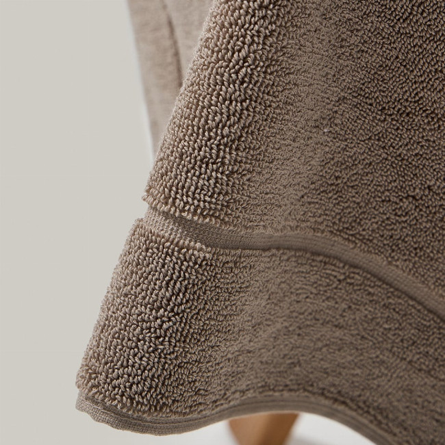 Βαμβακερό Πετσετέ Πατάκι Μπάνιου Capital 850gsm 55x85cm 55x85cm Γκρι - Μπεζ