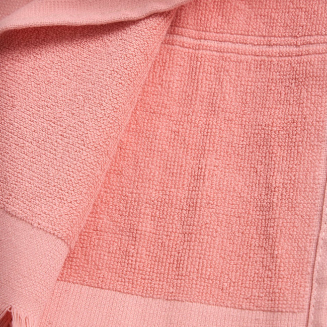 Βαμβακερή Πετσέτα Διπλής Όψης με Κρόσσια Klima σε 8 Αποχρώσεις 90x170cm Θαλάσσης | 90x170cm Ροζ