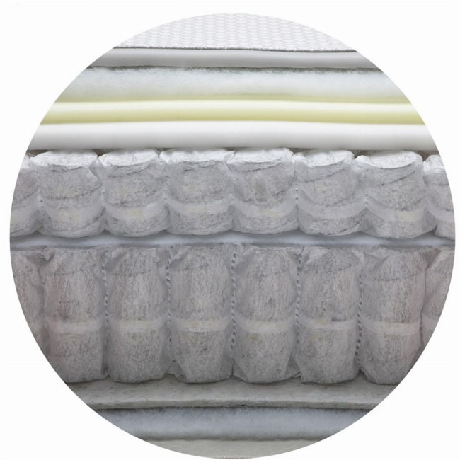 Ανατομικό Στρώμα Pocket με Αφρώδες Υλικό Ύφασμα Tencel Lilian 180x200 35cm Άσπρο