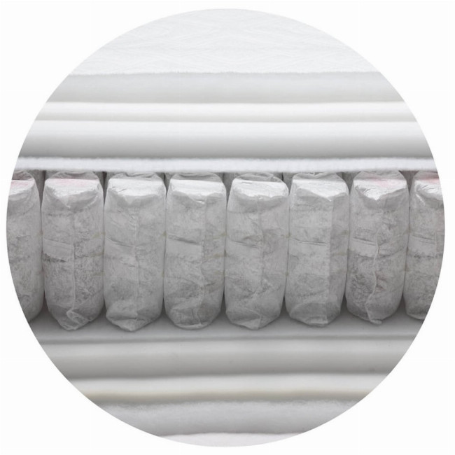 Ανατομικό Στρώμα Pocket με Αφρώδες Υλικό Zilly 160x200 23cm Άσπρο