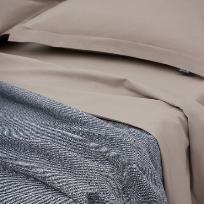 Βαμβακερή Διπλή Κουβέρτα Λευκό-Μπλε Νηματοβαφή Tintura 200x220cm Διπλή (200x220cm)