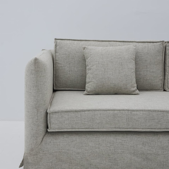 Τριθέσιος Υφασμάτινος Καναπές με Αποσπώμενο Κάλυμμα Nanterre 98x210cm