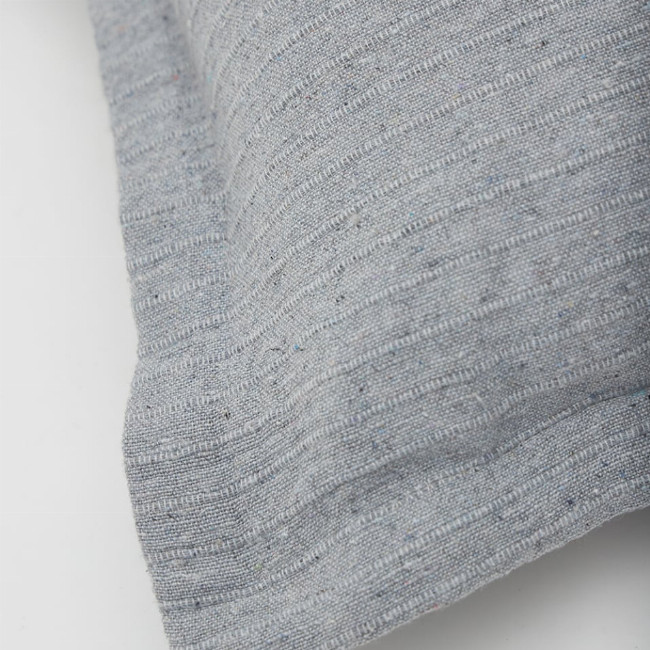 Διακοσμητική Oxford Μαξιλαροθήκη Καναπέ Δαπέδου Nairi 40x40 3cm Γκρι απαλό