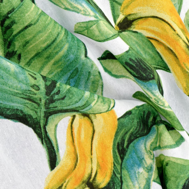 Ύφασμα Σχέδιο Φύλλα Green Leaves Φ280cm