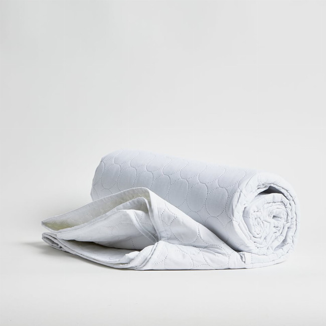 Microsilk Καπιτονέ Μονόχρωμο Κουβερλί Moral Μονή (160x240cm) Άσπρο