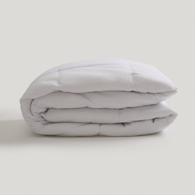 Λευκό Καπιτονέ Λεπτό Πάπλωμα Πουπουλένια Αίσθηση Down Alternative 200 Μονή (160x240cm) Άσπρο