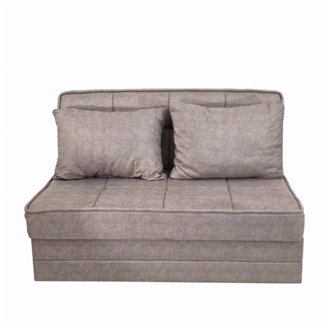 Artekko Thales Μπεζ Διθέσιος Καναπές με Αποθηκευτικό Χώρο (110x140x90)cm Κρεβάτι (200x140x45)cm - 110cm x 140cm x 90cm