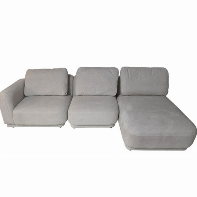 Artekko Cloud Μπεζ Υφασμάτινος Πολυμορφικός Γωνιακός Καναπές με 3 Ανεξάρτητα Κομμάτια (98x95x68)cm (80x93x68)cm (92x157x68)cm 3pcs - 270cm x 157cm x 68cm