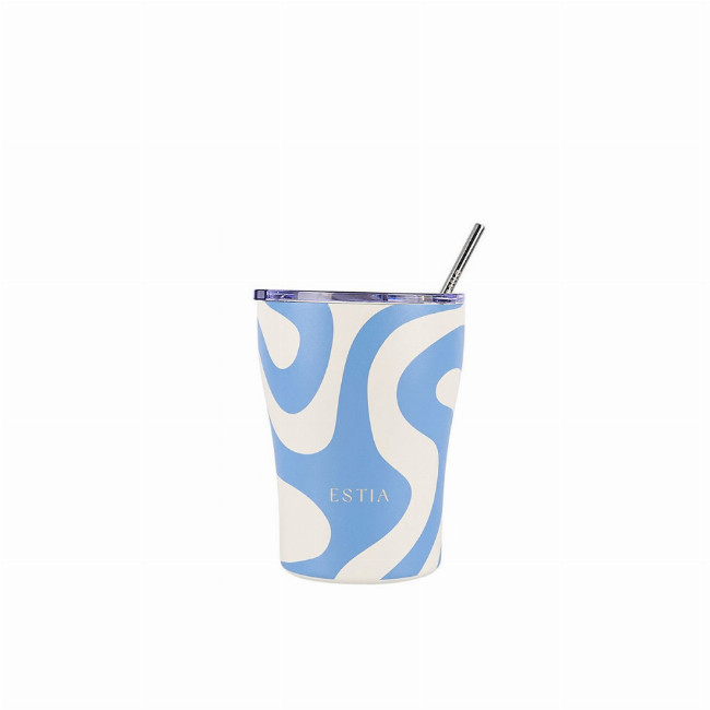ESTIA ΘΕΡΜΟΣ COFFEE MUG SAVE THE AEGEAN 350ml OCEAN WAVES