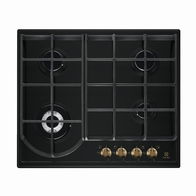 Electrolux EGH6343ROR Black Εστίες Αερίου