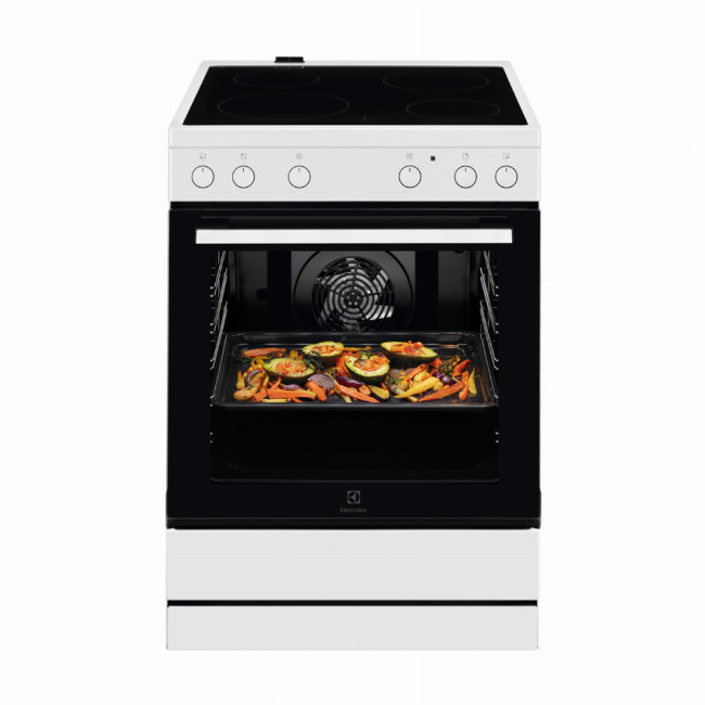 Electrolux LKR62000BW White Κουζίνα Κεραμική