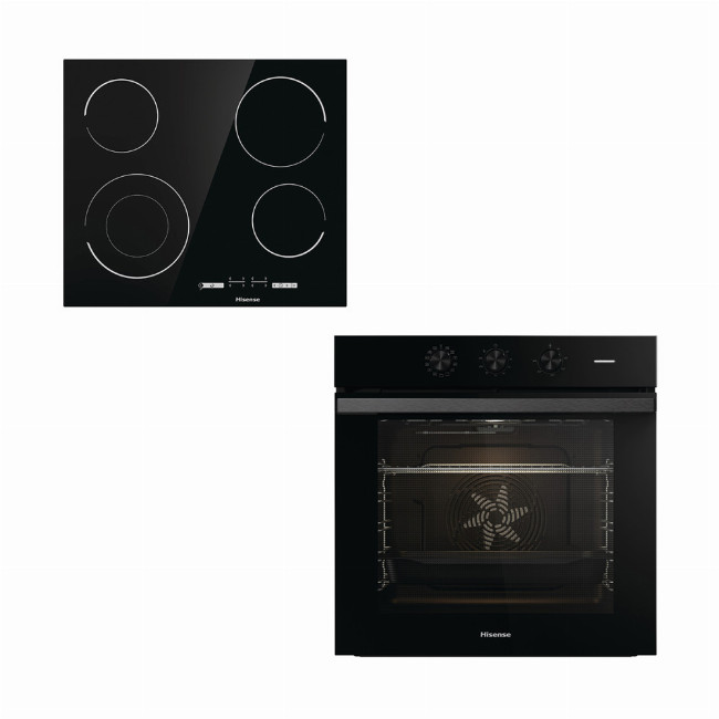 Hisense BI64111AB & E6432C Black Set Εντοιχισμού